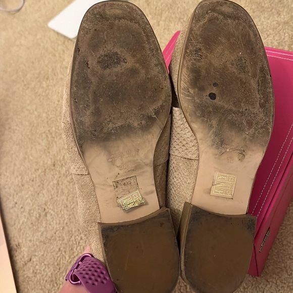 FREE PEOPLE At Ease Loafer Mule In Beige - Picture 10 of 10